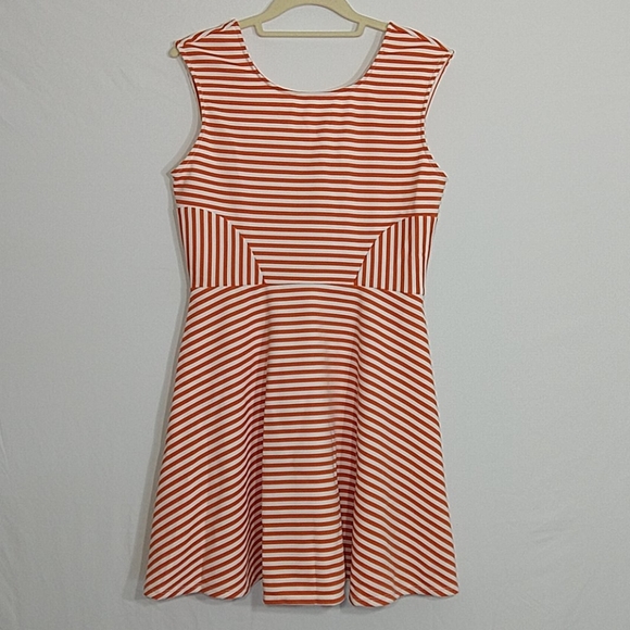 Katia Striped Sleeveless Skater Jersey Dress - Picture 3 of 12